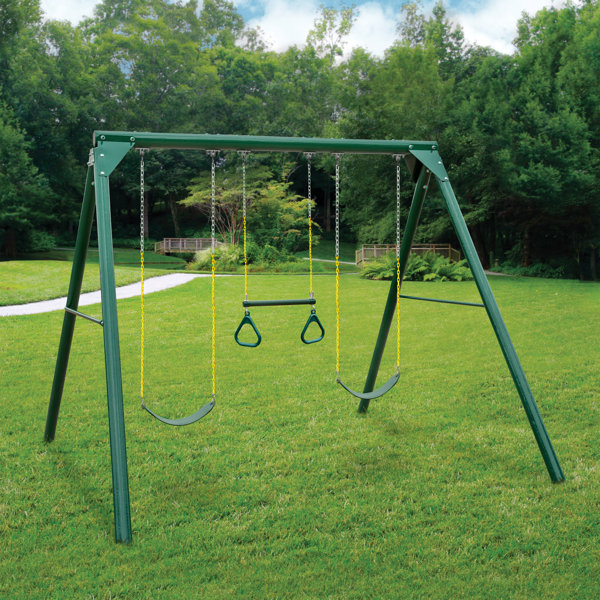 Gorilla Playsets Roundabout Swing Set & Reviews Wayfair
